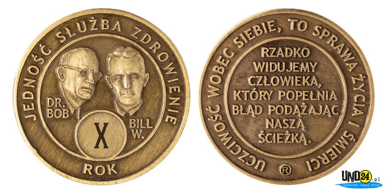 Medal 10. Rocznica trzeźwości Medal 10. Rocznica trzeźwości