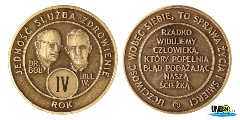 Medal 4. Rocznica trzeźwości Medal 4. Rocznica trzeźwości