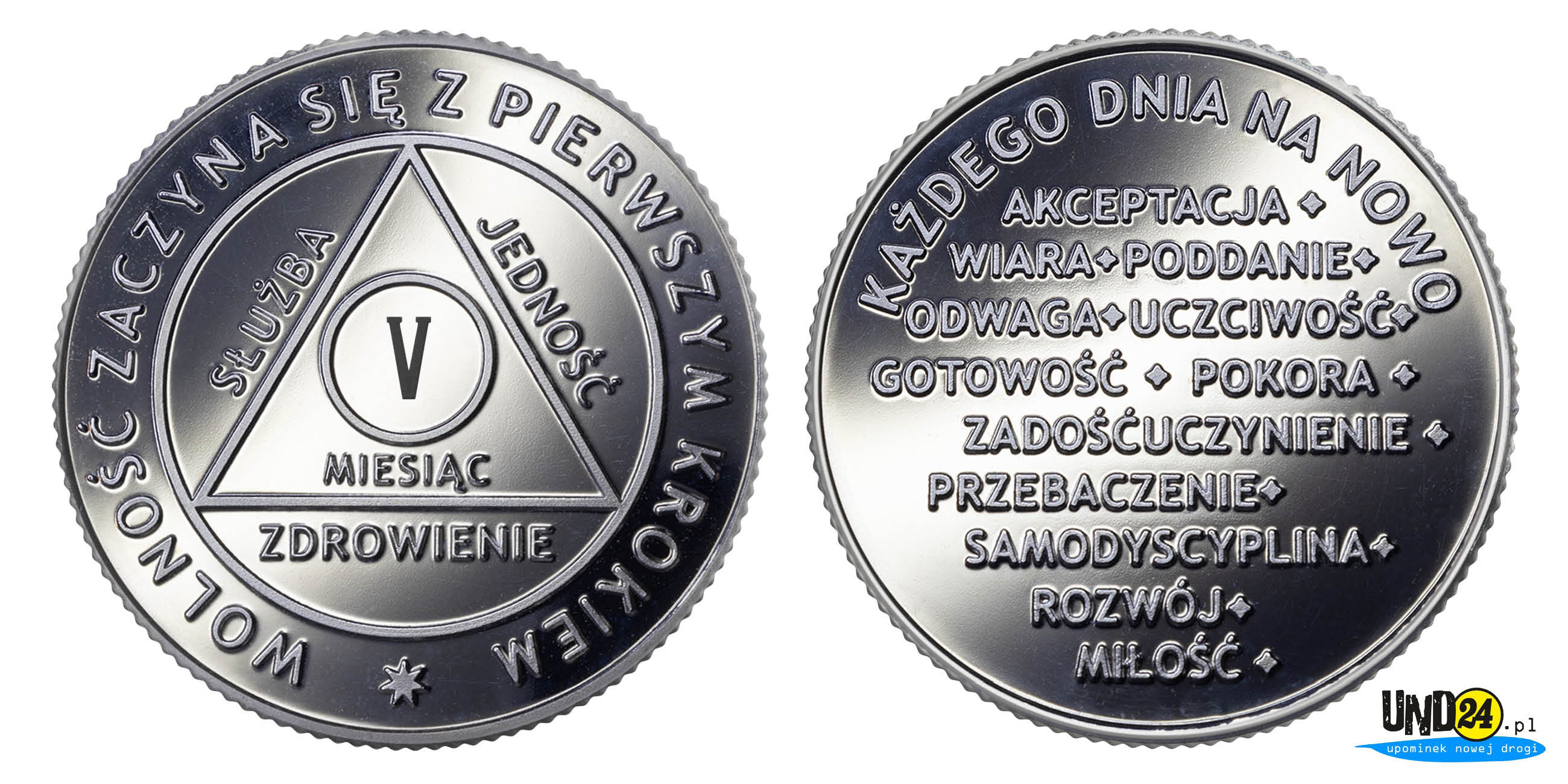Medal 5. Miesiąc trzeźwości w Amerykańskim Stylu