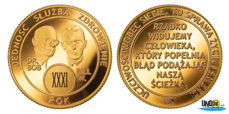 Medal 31. Rocznica trzeźwości w Amerykańskim Stylu